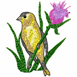 Small Birds Embroidery Design 1